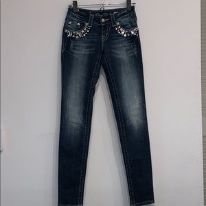 Miss me Jeans with diamond studs